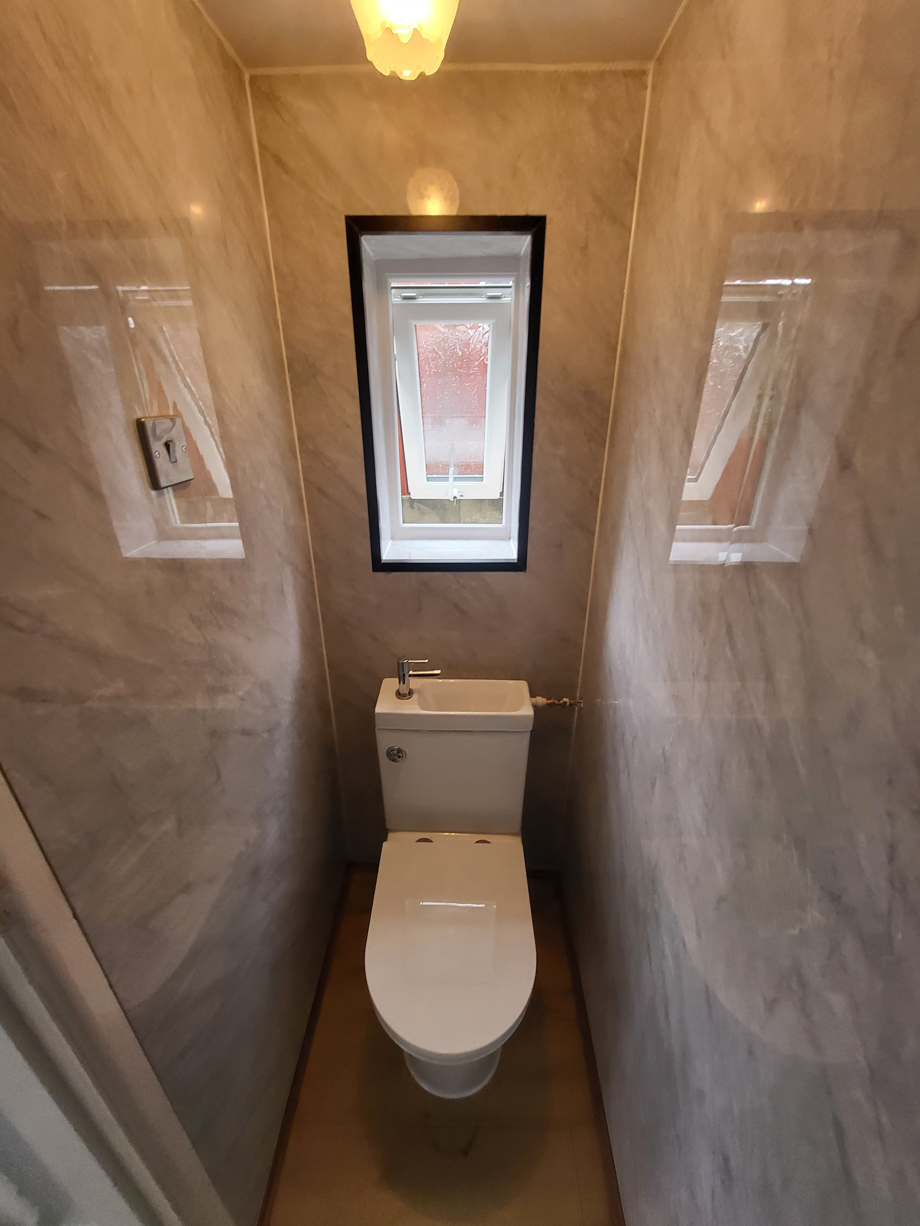 Contemporary Guest Bath - After
