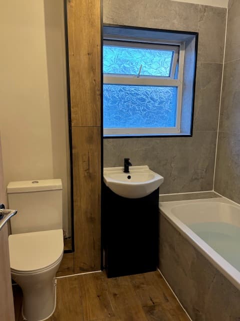 Modern Master Bathroom - After