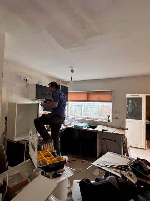 Modern Open-Plan Kitchen - Before